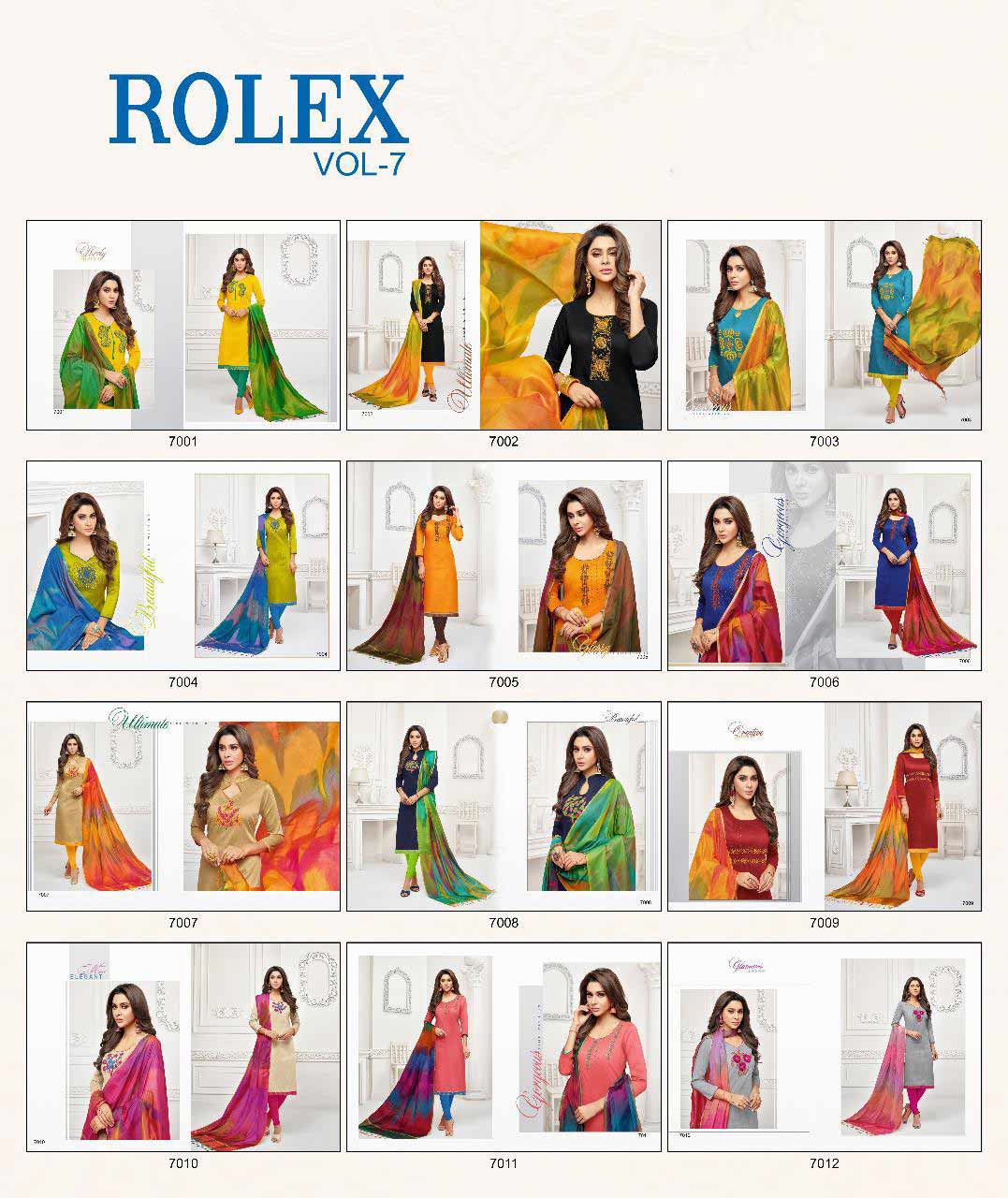 Rolex Vol-7 Shagun Life Style Handwork Dress Material Rolex Vol-7 Shagun Life Style Handwork Dress Material